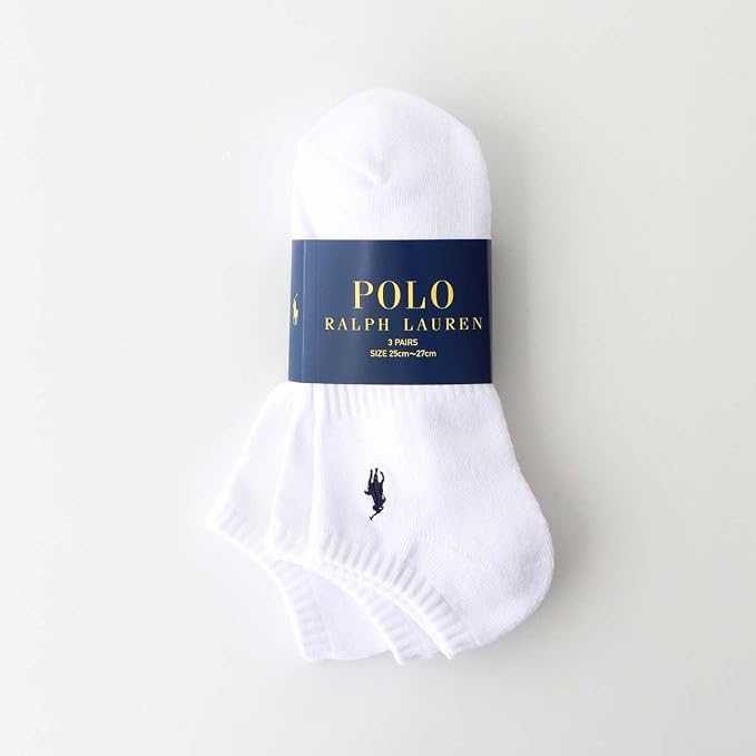 POLO RALPH LAUREN ソックス【3足セット】92009912 | メンズ 足底パイル アーチサポート ワンポイント スニーカーソックス - 画像 (2)