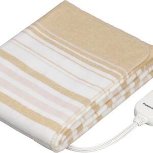 (Moda Outono) パナソニック（Panasonic） 電気しき毛布【ベージュ】DB-U12T-C | シングル 140×80cm 丸洗い可 室温センサー付